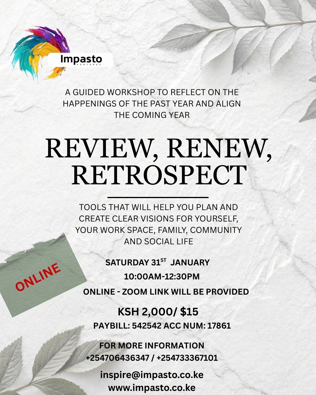 Retrospect Workshop 