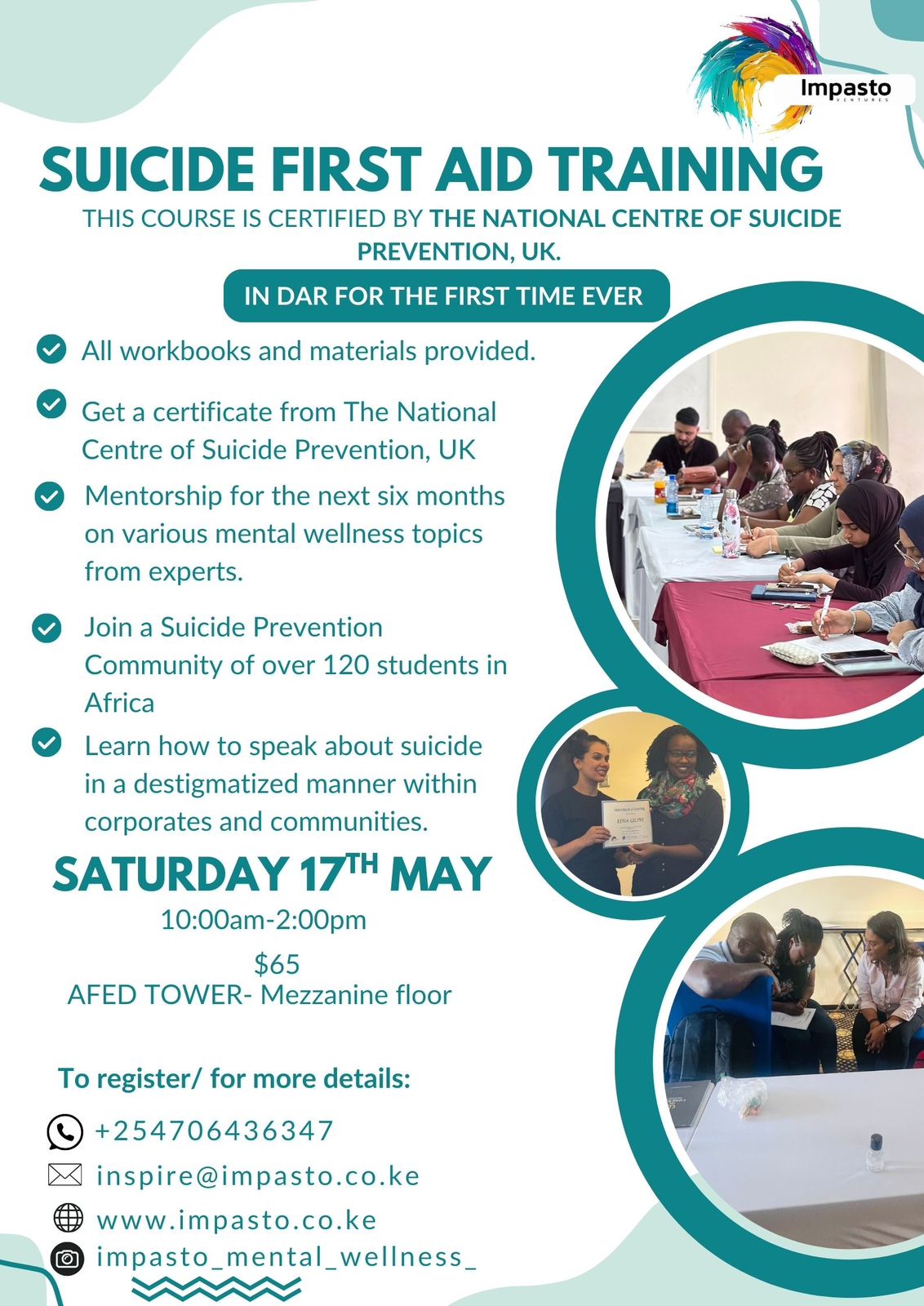 SUICIDE FIRST AID LITE PHYSICAL